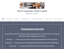 Tablet Screenshot of lklp.org